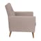 Flash Furniture Taupe Faux Linen Upholstered Tufted Chair IS-22271C-TAUPE-GG - alternate 2
